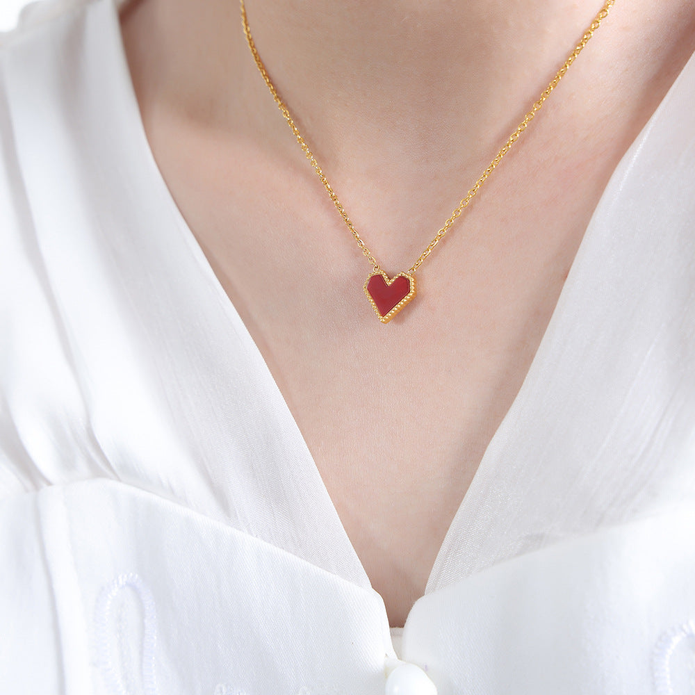 Véline Heart Necklace | Bracelet | Earrings
