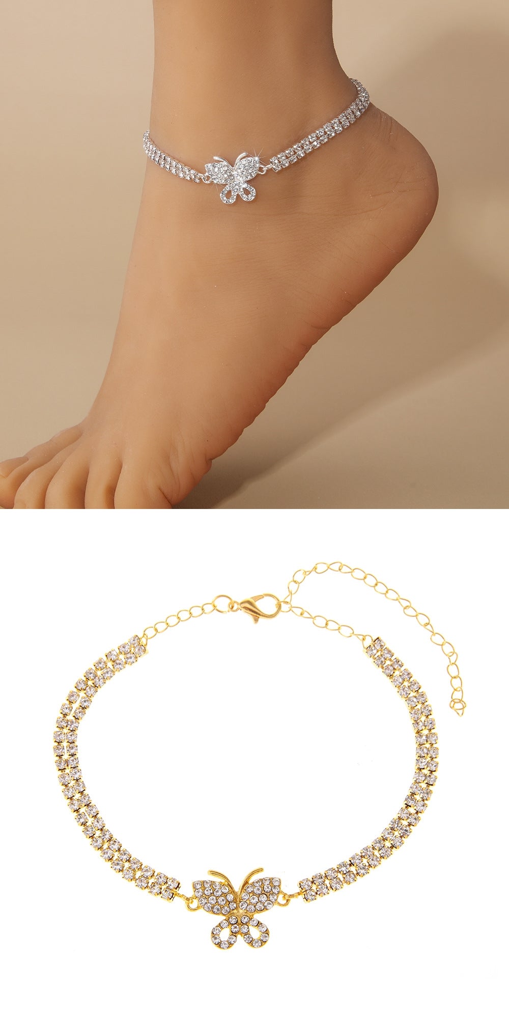 Rivage Butterfly Anklet