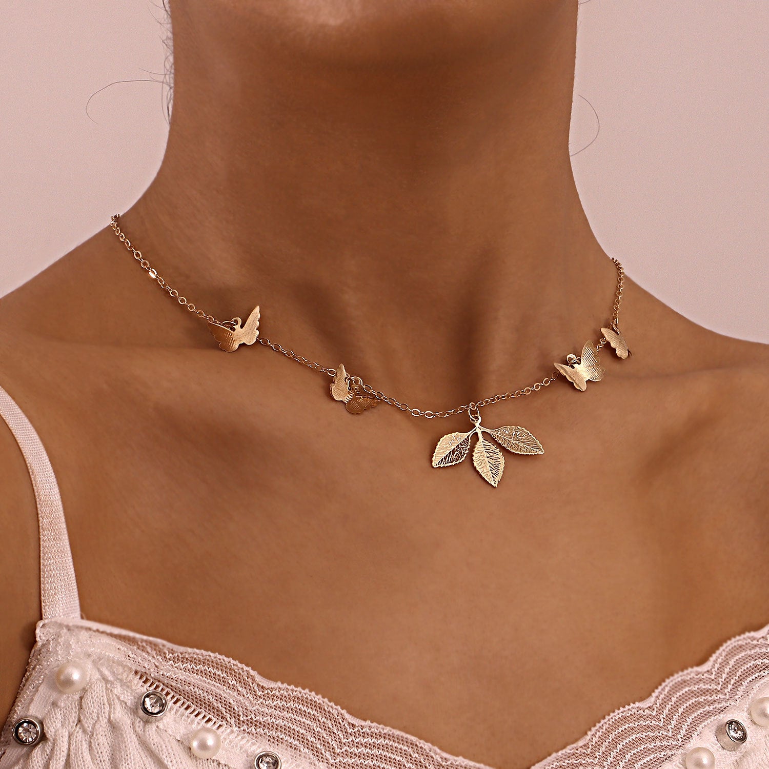 Solène Butterfly Necklace